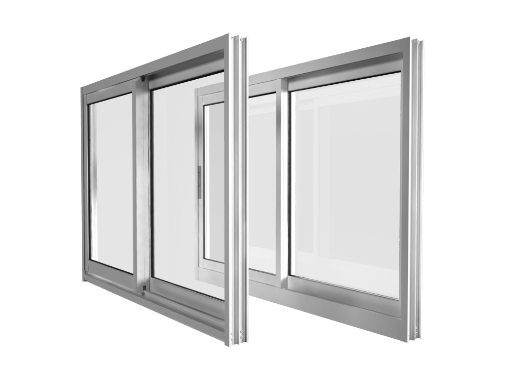 Cửa sổ lùa nhôm K30